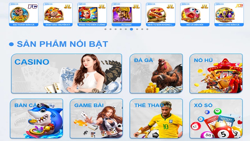 Kho game cá cược RR88 khổng lồ